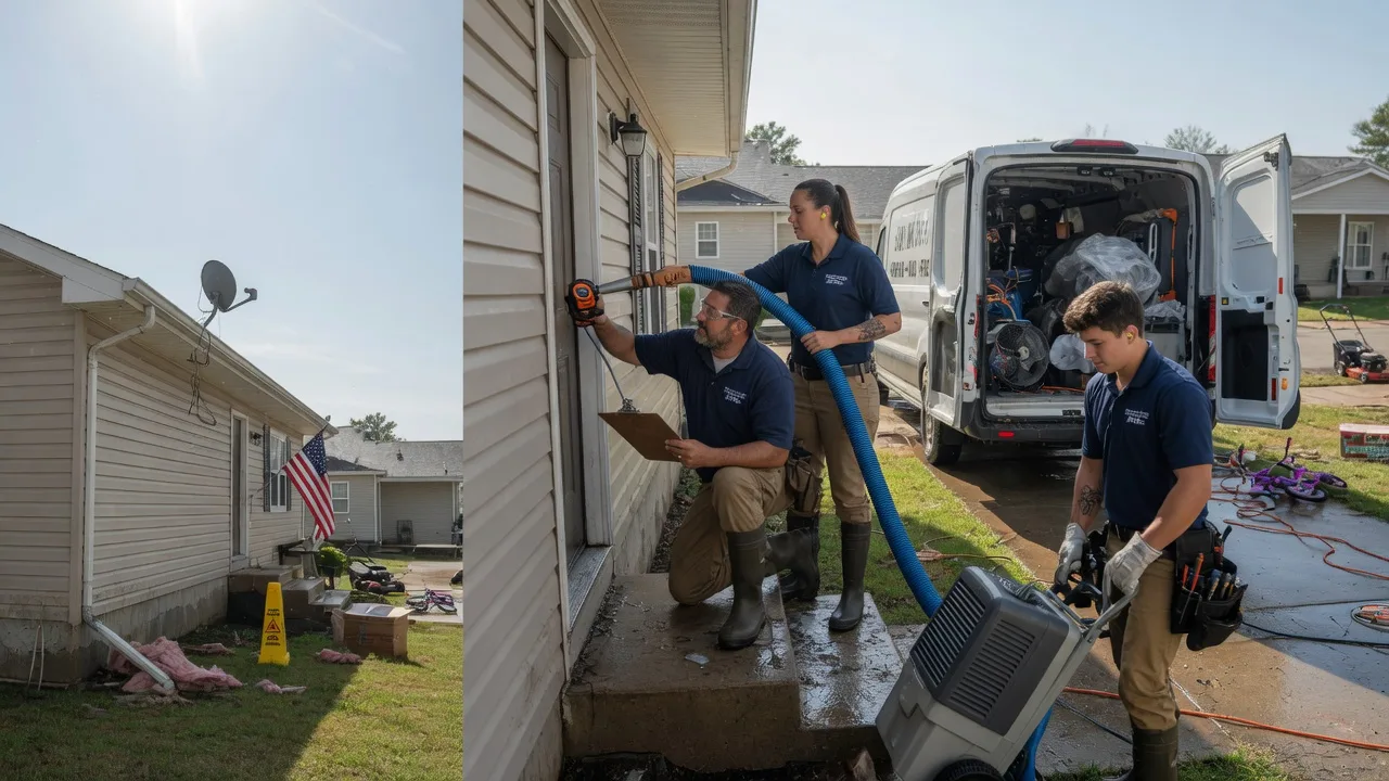Ceiling Water Damage Restoration in Sand Springs, OK near me